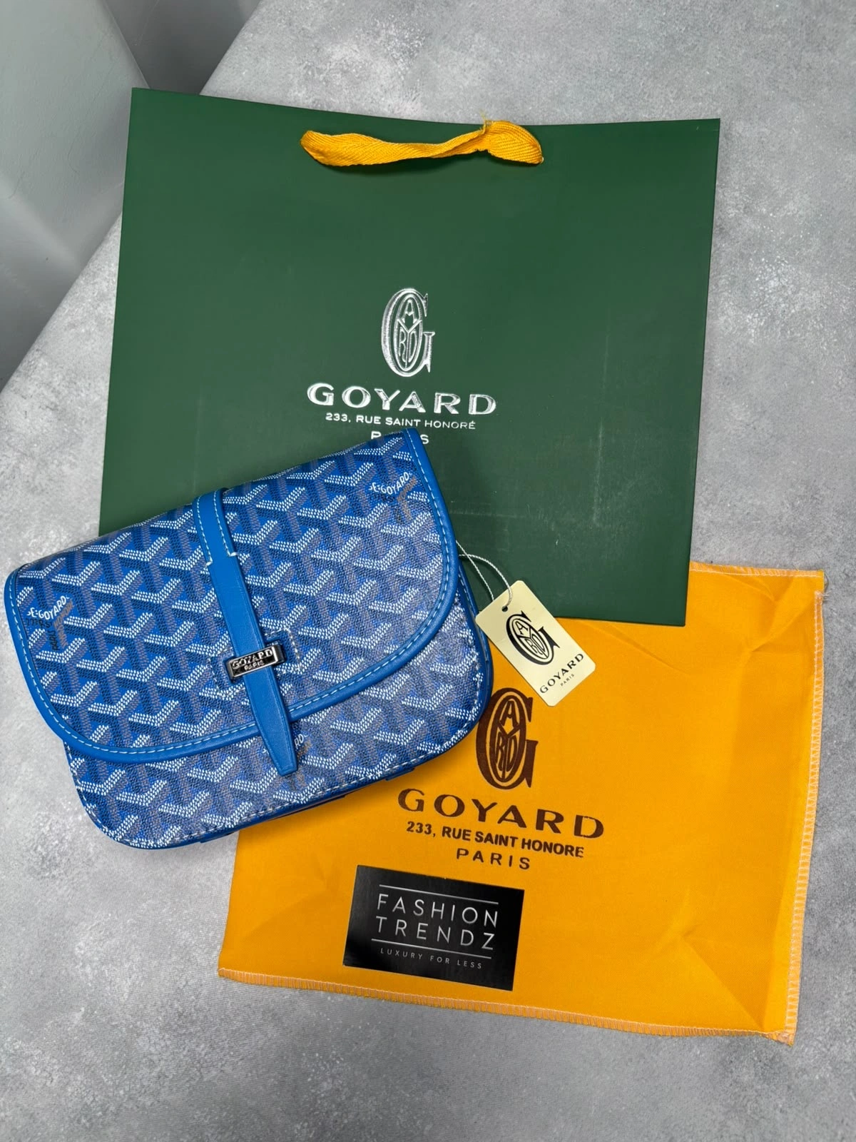 Blue goyrd bag